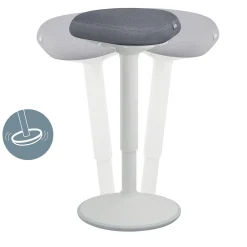 Standing Stool Leitz Ergo Active Ljusgrå