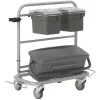 Städvagn Vikan Slimliner Grå 40cm