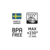 Stekspade Gastromax Plast Svart 31,5cm