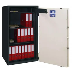 Stöld & brandskyddsskåp Altikon FS123K. S2, 30P Nyckellås mörkgrå 1230x640x500 mm 190 kg