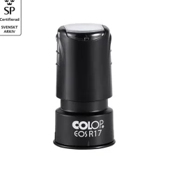 Stämpel Colop EOS rund 17mm svart