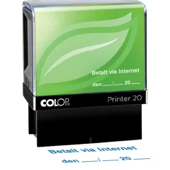 Stämpel Colop Green Line 20/L betald via…