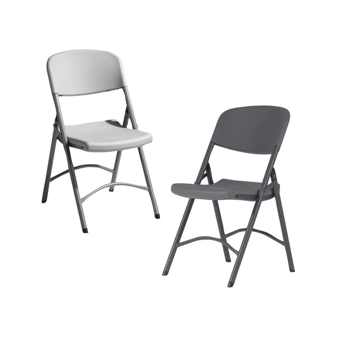 Stol Norman Fällbar Ljusgrå/Ljusgrå