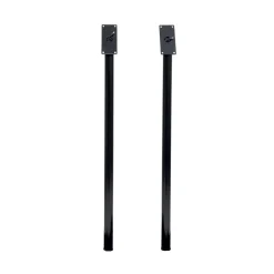 Stolpe till Informationsställ LED Securit Svart 112cm