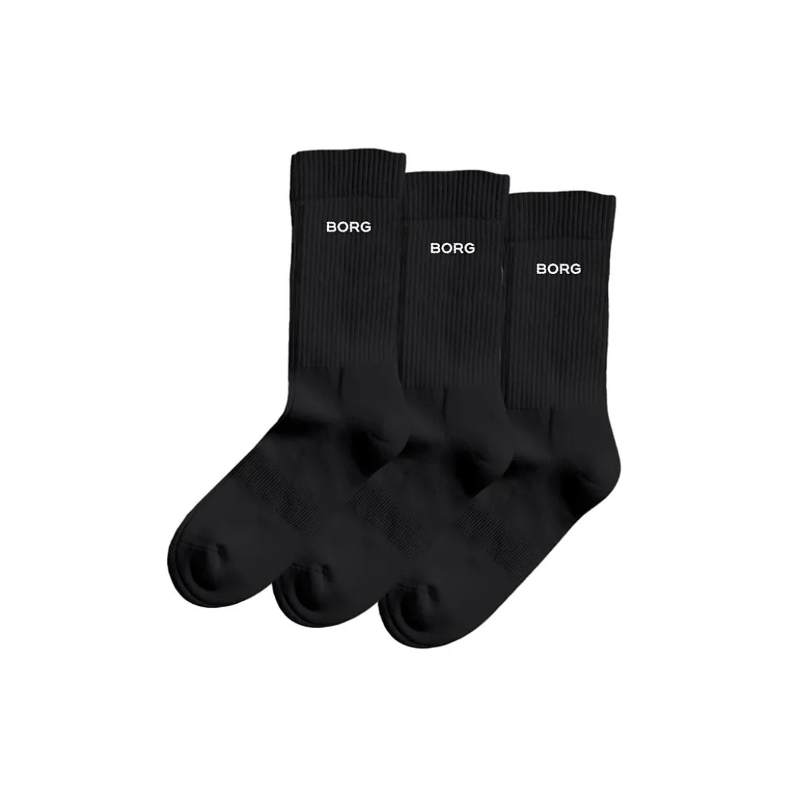 Strumpa Björn Borg Essential Crew 3-pack Svart 35-38