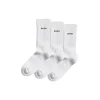 Strumpa Björn Borg Essential Crew 3-pack Vit 35-38