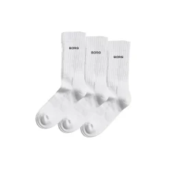 Strumpa Björn Borg Essential Crew 3-pack Vit 35-38