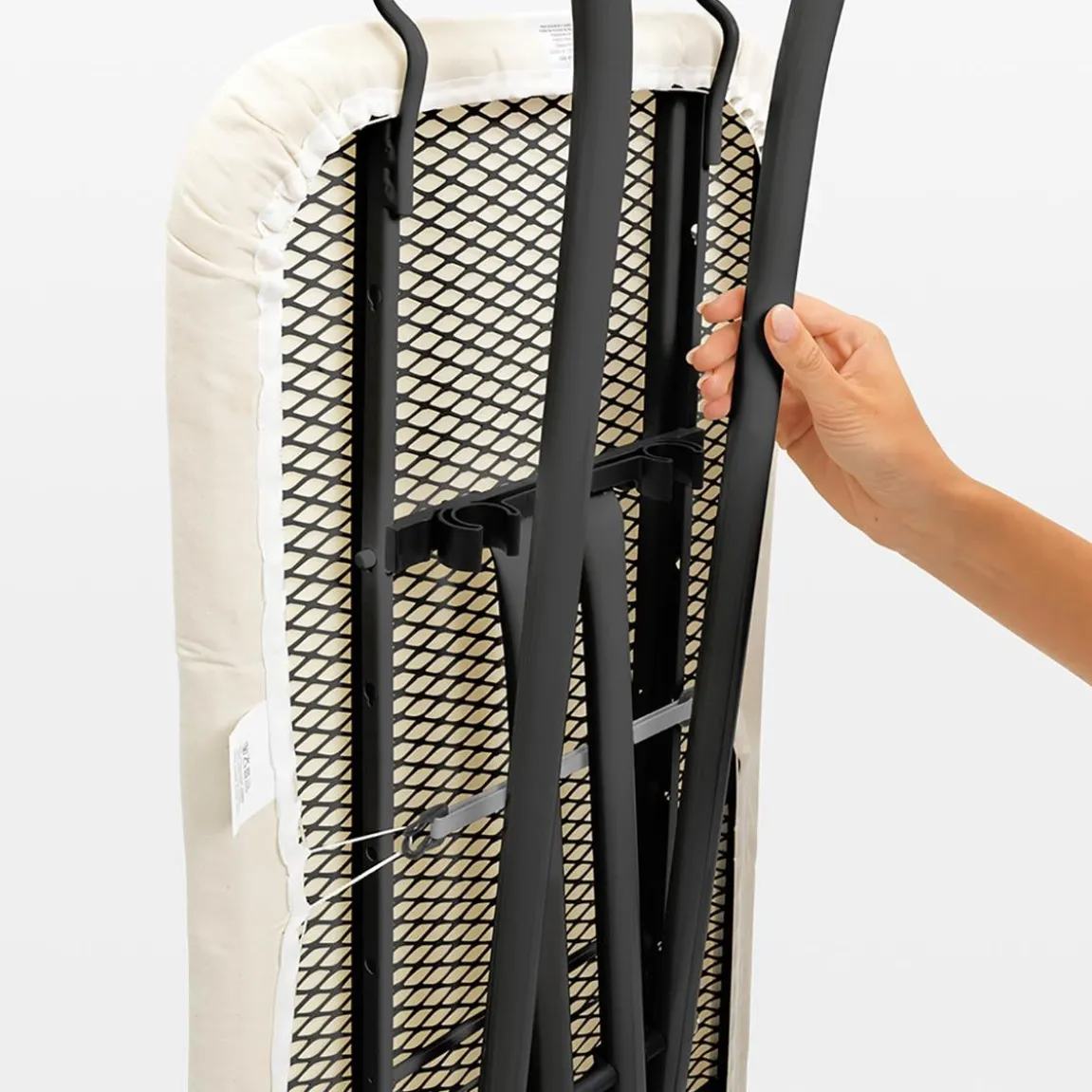Strykbräda Brabantia Solid Ångstationshållare Svart 160x48x7,5cm