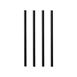 Sugrör papper svart 7mmx15cm Cocktail