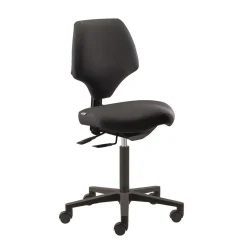 Supportstol Throna Nuvoletta Valencia Konstläder Svart