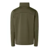 Sweatshirt Texstar FJ57 Grit Zip Grön S