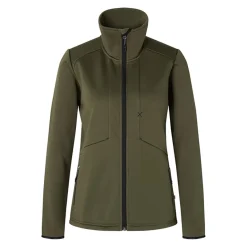 Sweatshirt Texstar WJ57 Dam Grit Zip Grön XS