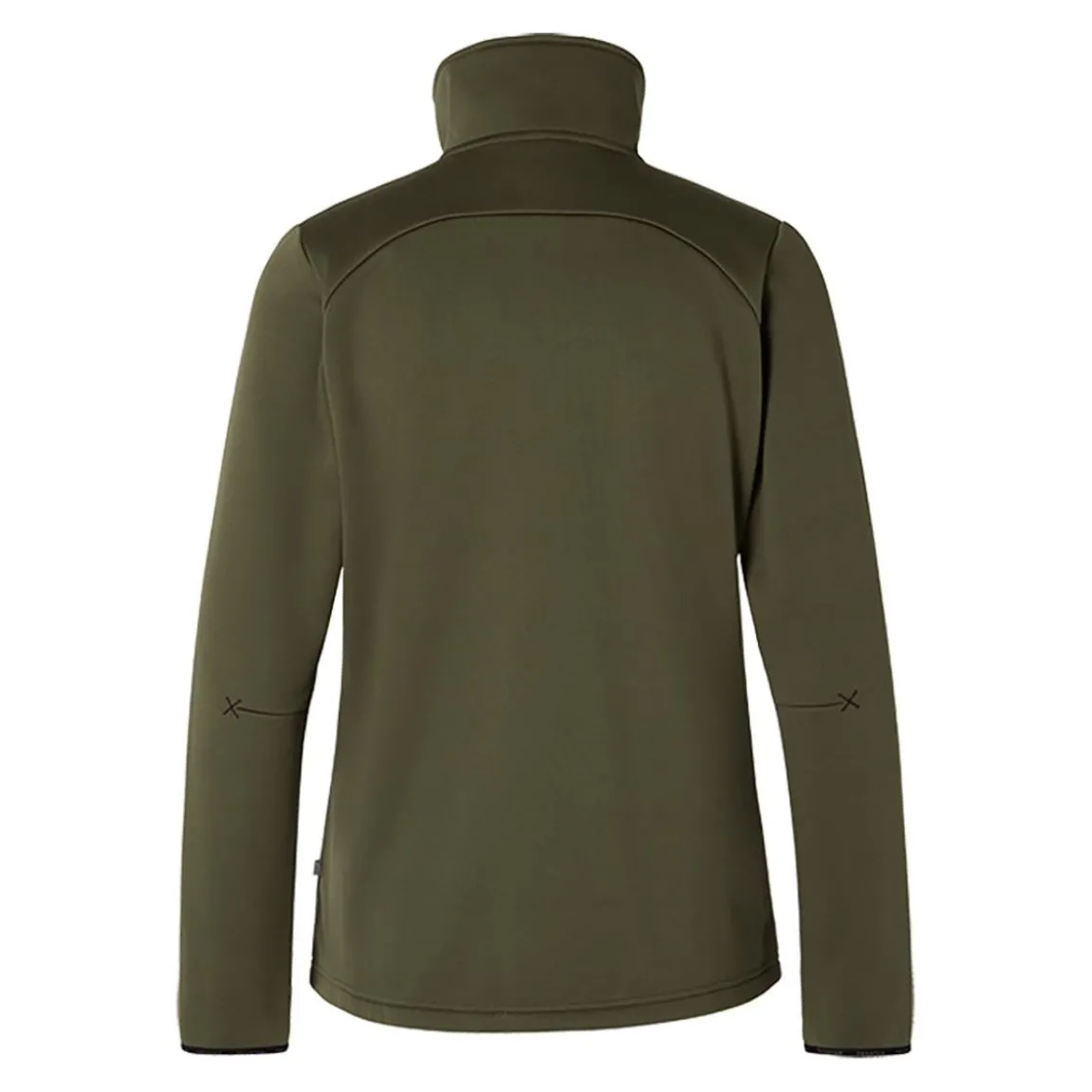 Sweatshirt Texstar WJ57 Dam Grit Zip Grön XS