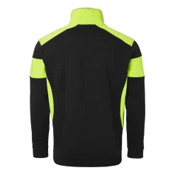 Sweatshirt Top Swede 222 Svart/Varselgul XS