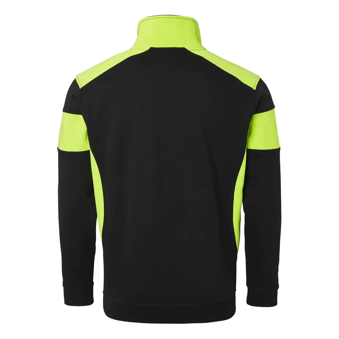 Sweatshirt Top Swede 222 Svart/Varselgul XS