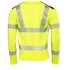 Sweatshirt Worksafe 5710360 Varselgul/Svart 2XS