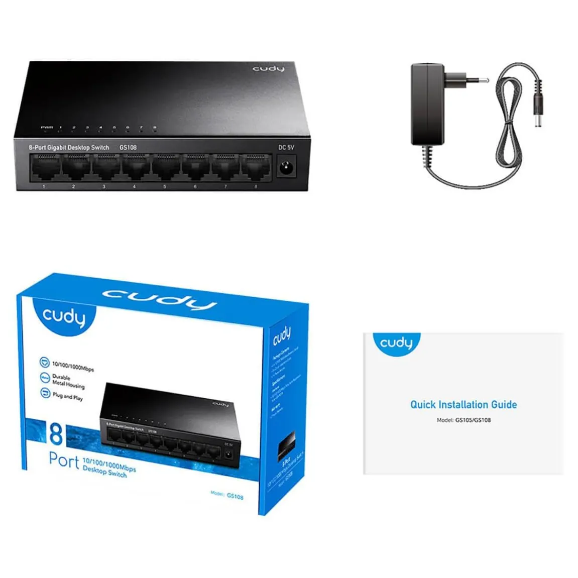 Switch Cudy GS108 8-port Gigabit