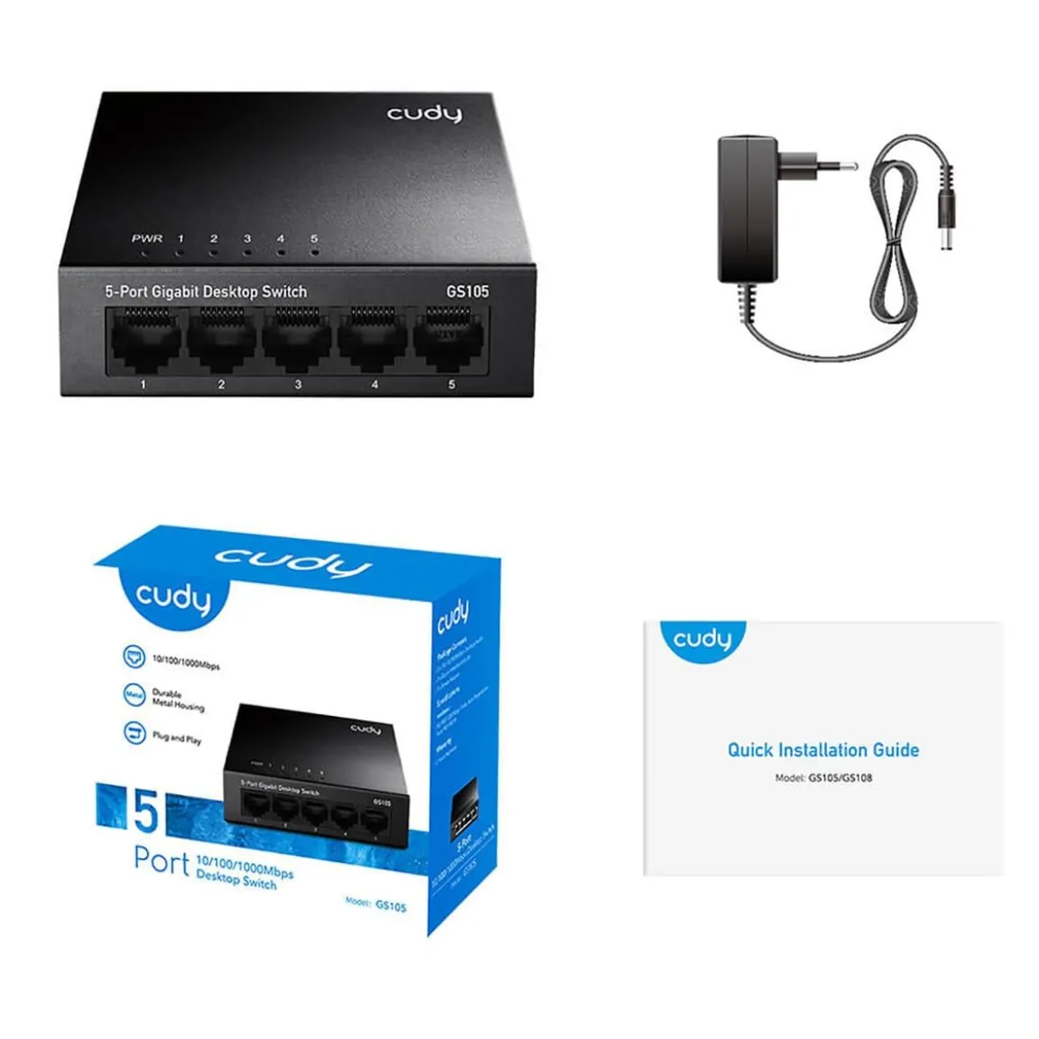 Switch Cudy GS105 5-port Gigabit