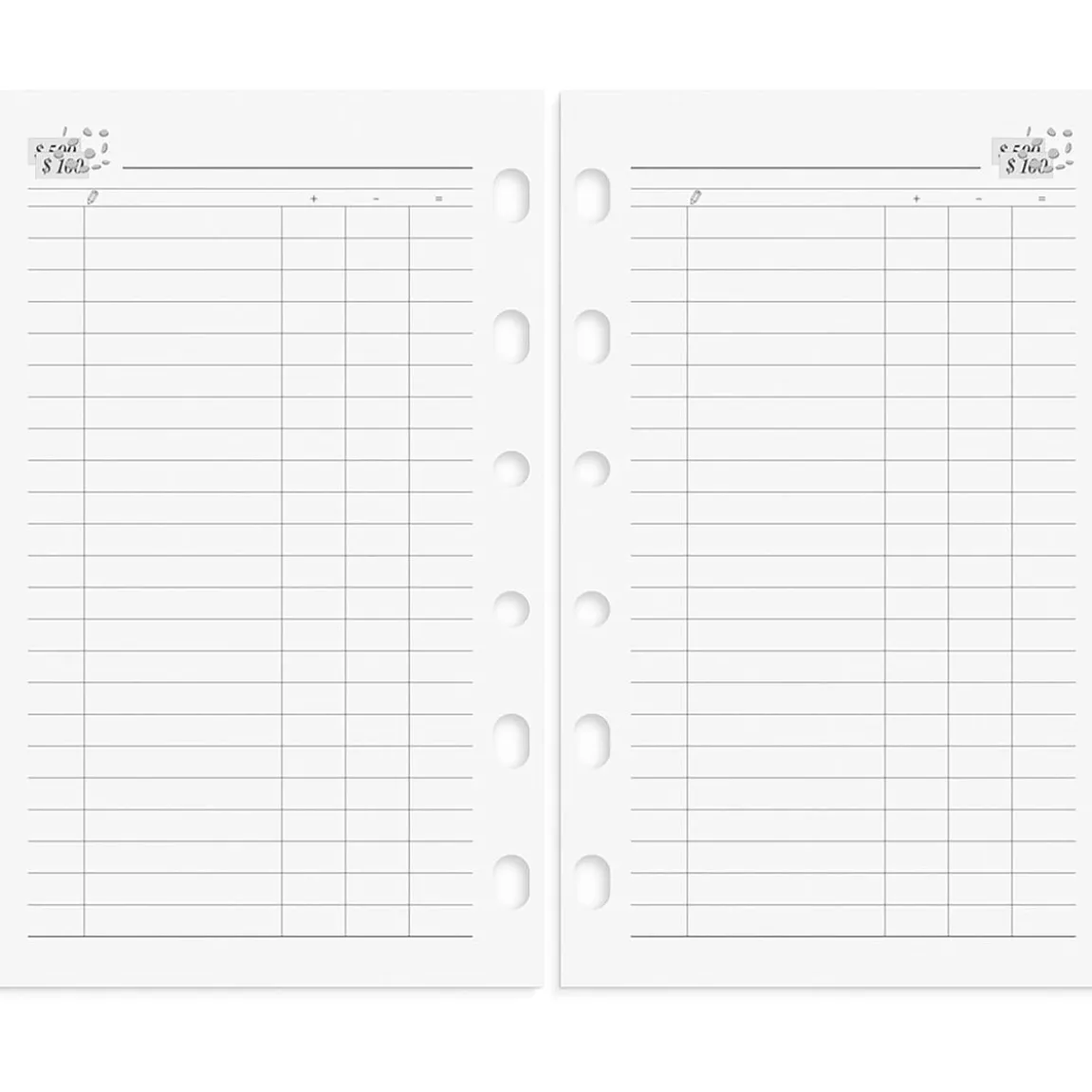Systemkalender Burde 4278 Compact Skinn 2027 Svart
