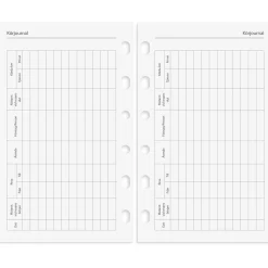 Systemkalender Burde 4278 Compact Skinn 2027 Svart