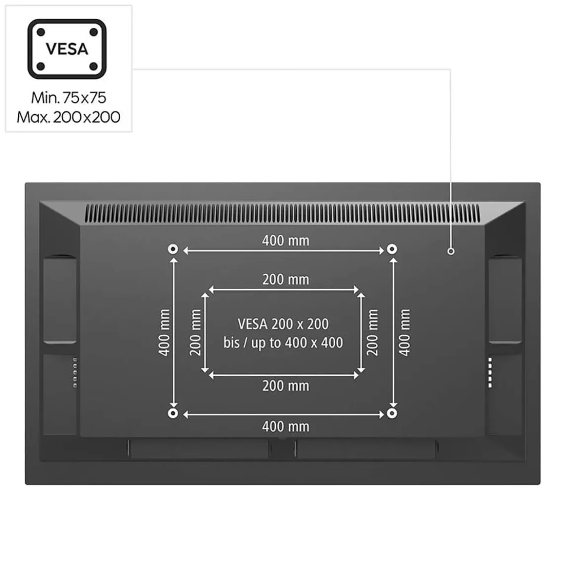 Takfäste Hama Vesa Upp Till 200x200mm 46"