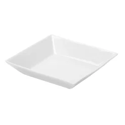 Tallrik Exxent Quadro Djup Vit 22x22cm
