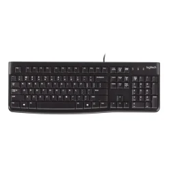 Tangentbord Logitech K120 med Sladd Svart