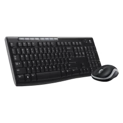 Tangentbord/Mus Logitech MK270 Trådlös Svart