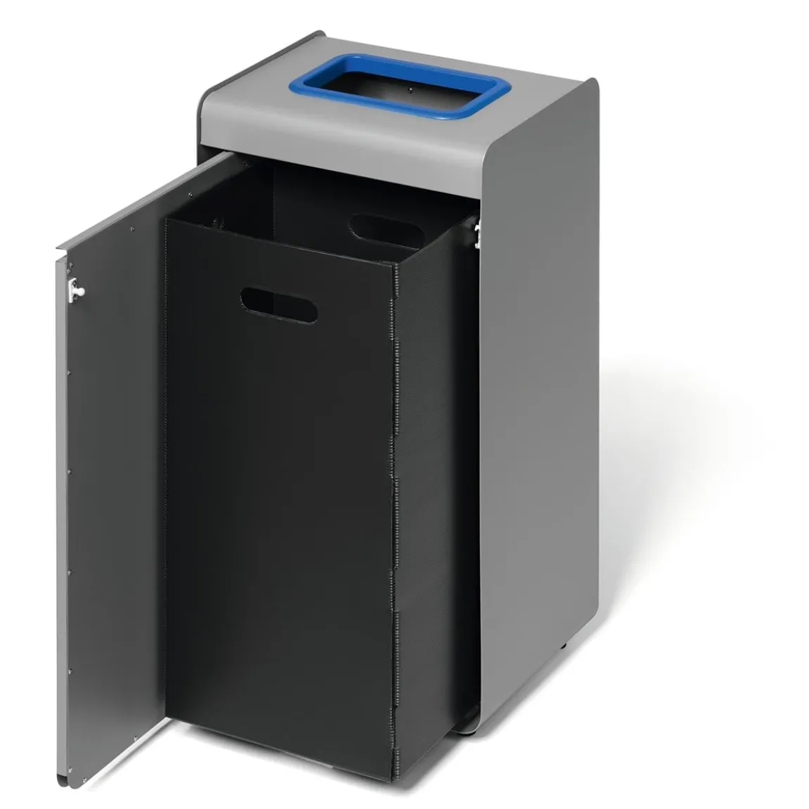 Återvinningskärl Durable Durasort Papper Grå/Blå 55L