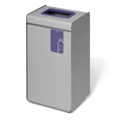 Återvinningskärl Durable Durasort Plastförpackningar Grå/Lila 55L