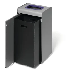 Återvinningskärl Durable Durasort Plastförpackningar Grå/Lila 55L