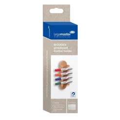Tillbehörsbox för Glastavla Legamaster Wooden Magnetisk