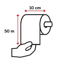 Toalettpapper Katrin EasyFlush 400 2 lg Vit 50m