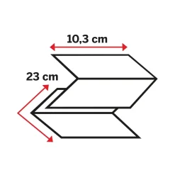Toalettpapper Katrin Plus Bulk Ark Vit 10x22cm