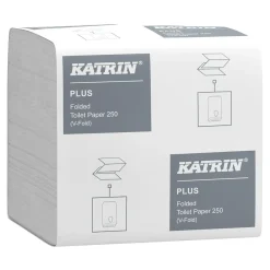 Toalettpapper Katrin Plus Bulk Ark Vit 10x22cm