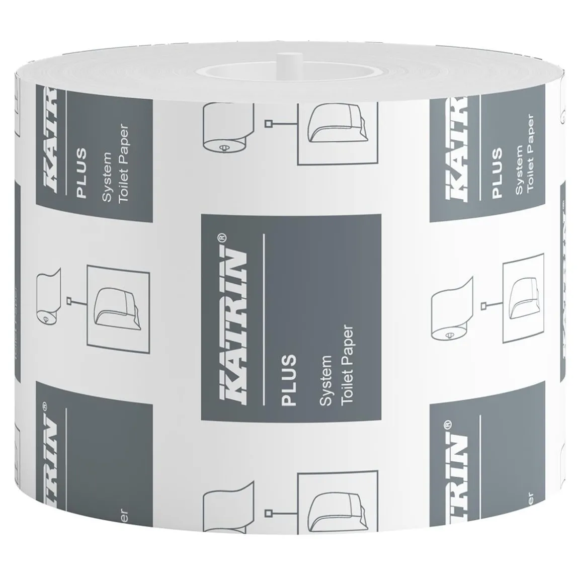 Toalettpapper Katrin System Plus 2-lg Vit 85,5m