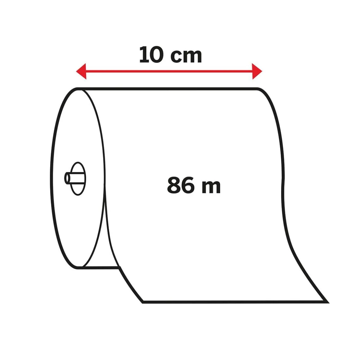 Toalettpapper Katrin System Plus 2-lg Vit 85,5m