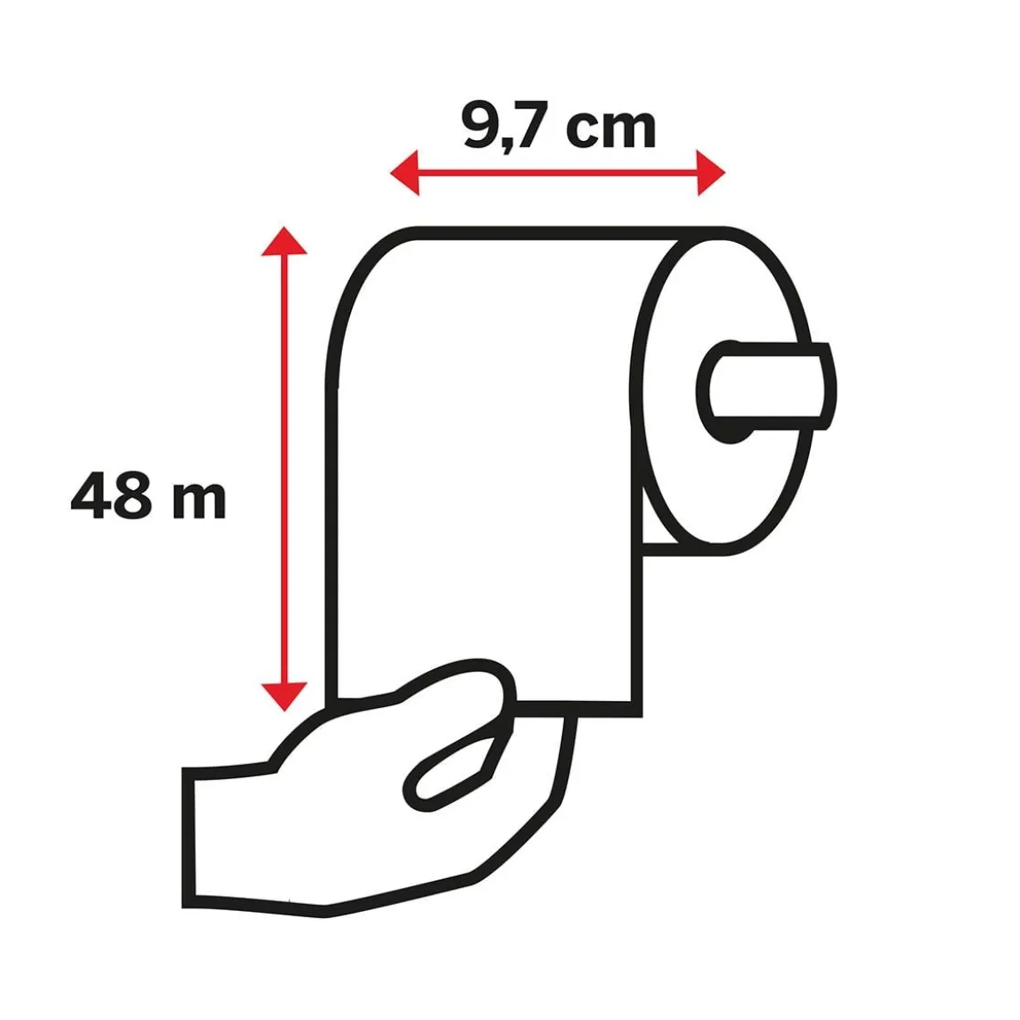 Toalettpapper Katrin Toalett 400 Classic 2-lg Vit 48m