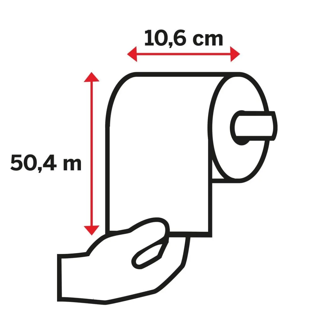 Toalettpapper Katrin Toalett 360 Plus 2-lg Vit 50m