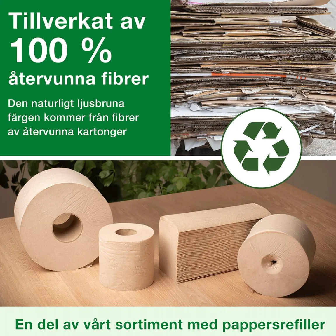 Toalettpapper Tork T4 Advanced 2-lg Natur 35m
