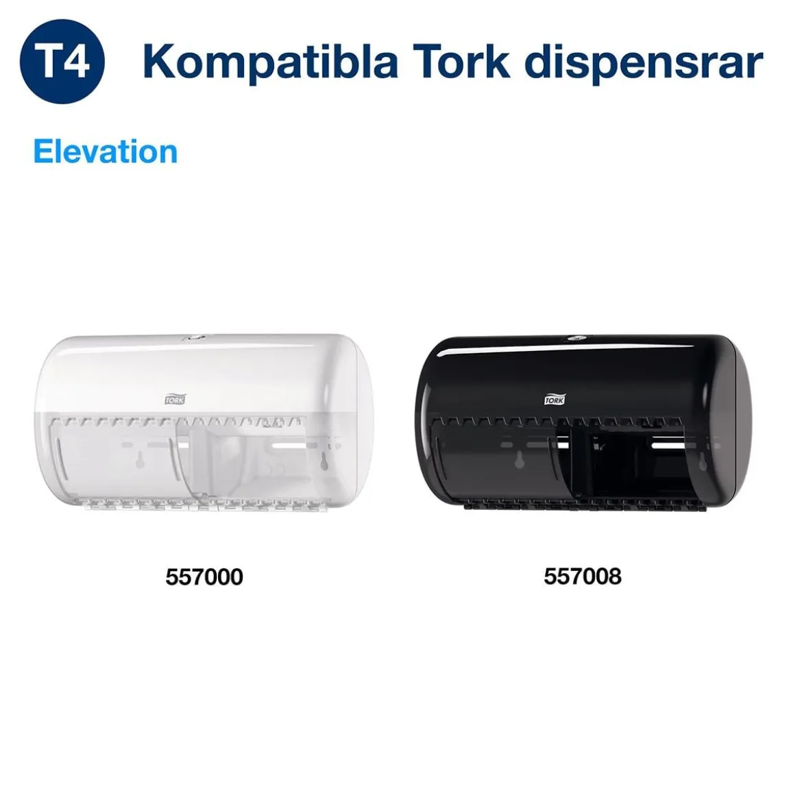 Toalettpapper Tork T4 Advanced 2-lg Vit 31,4m
