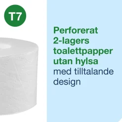 Toalettpapper Tork T7 Coreless Advanced 2-lg Vit 94,3m