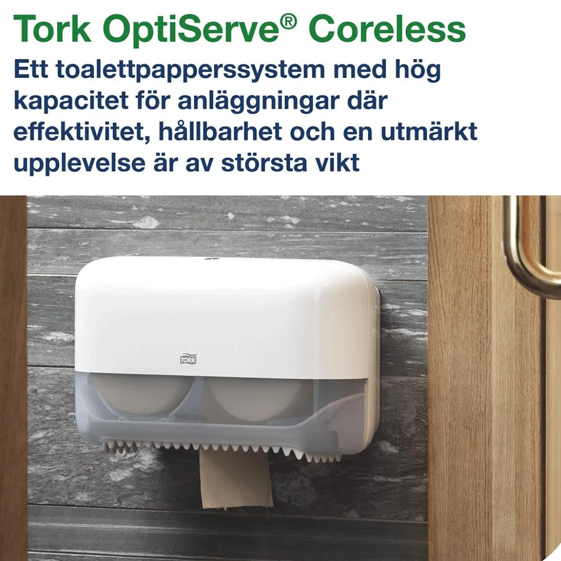Toalettpapper Tork T7 Coreless Advance 2-lg Natur 94,3m