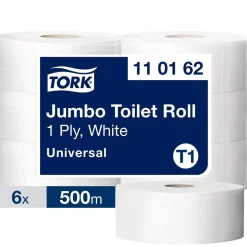 Toalettpapper Tork T1 Jumbo Universal 1-lg Vit 500m