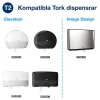 Toalettpapper Tork T2 Mini Prem E-soft 3-lg Vit 120m