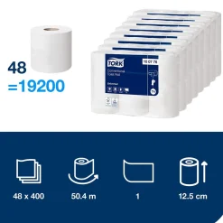 Toalettpapper Tork T4 Universal 1-lg Natur 51m