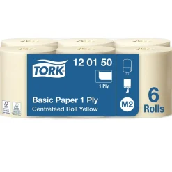 Torkrulle Tork M2 Basic 1-lag Gul 215mmx300m