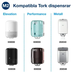 Torkrulle Tork M2 Basic 1-lag Vit 215mmx300m
