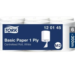 Torkrulle Tork M2 Basic 1-lag Vit 215mmx300m