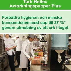 Torkrulle Tork M3 Reflex Advanced 2-lag Vit 194mmx67m